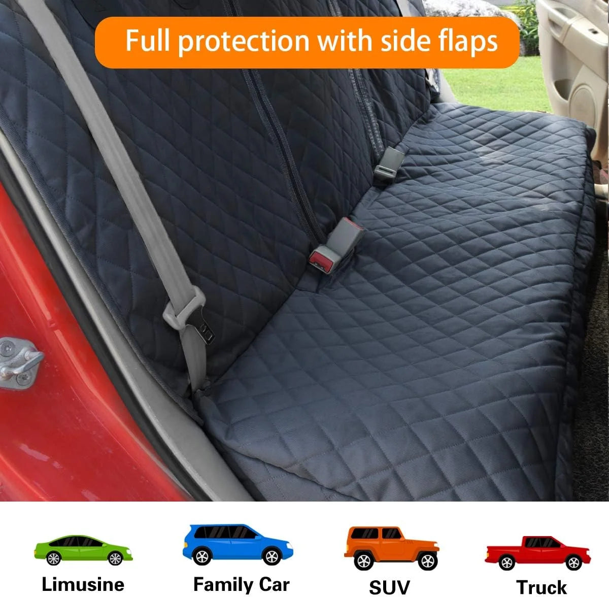 Pet Car Seat Cover — Scratch & Waterproof Protection