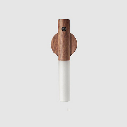 Motion Sensor Night Light — Solid Wood, Magnetic, Rechargeable
