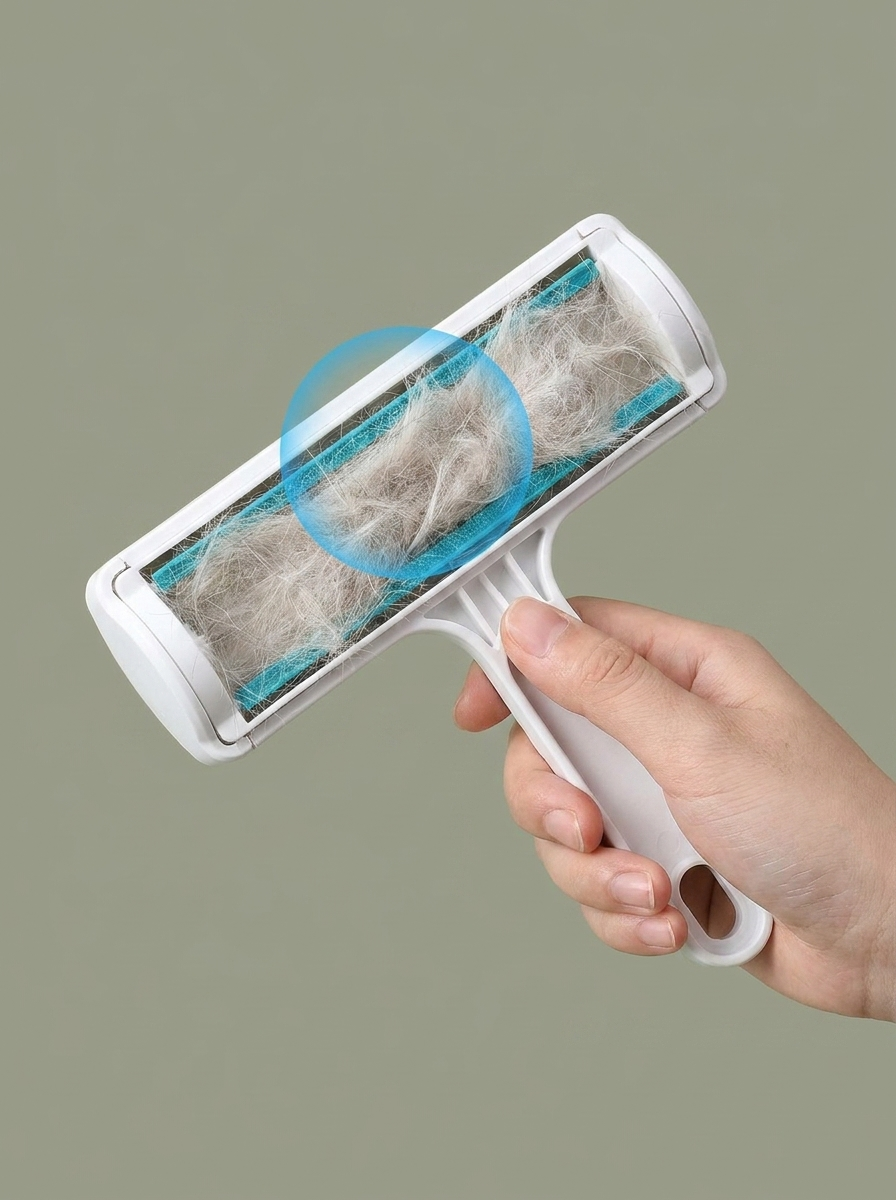 FurLift Pet Hair Remover — Reusable Roller for Sofas, Carpets & Car Seats