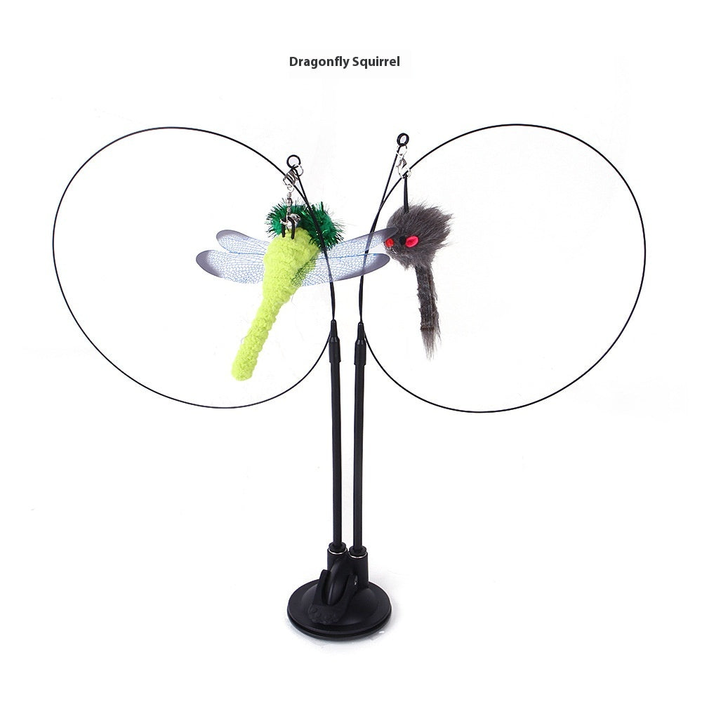 Cat Teaser Wand — Feather & Character Toy