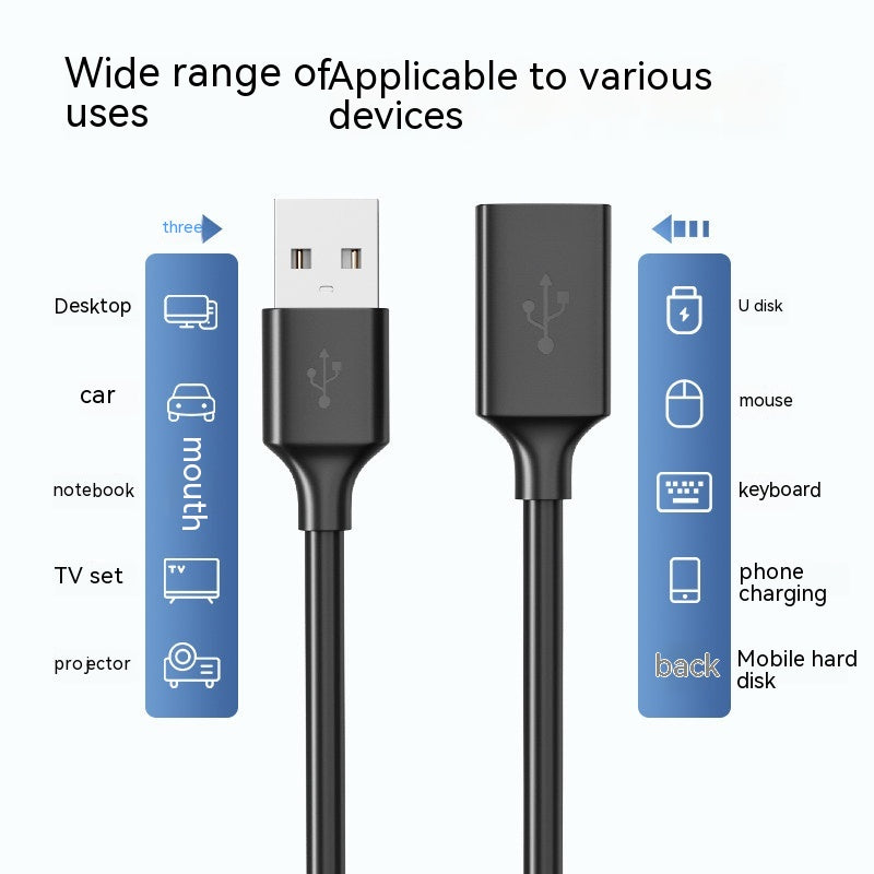USB Extension Cable 3.0 Male to Female Data Cable Printer
