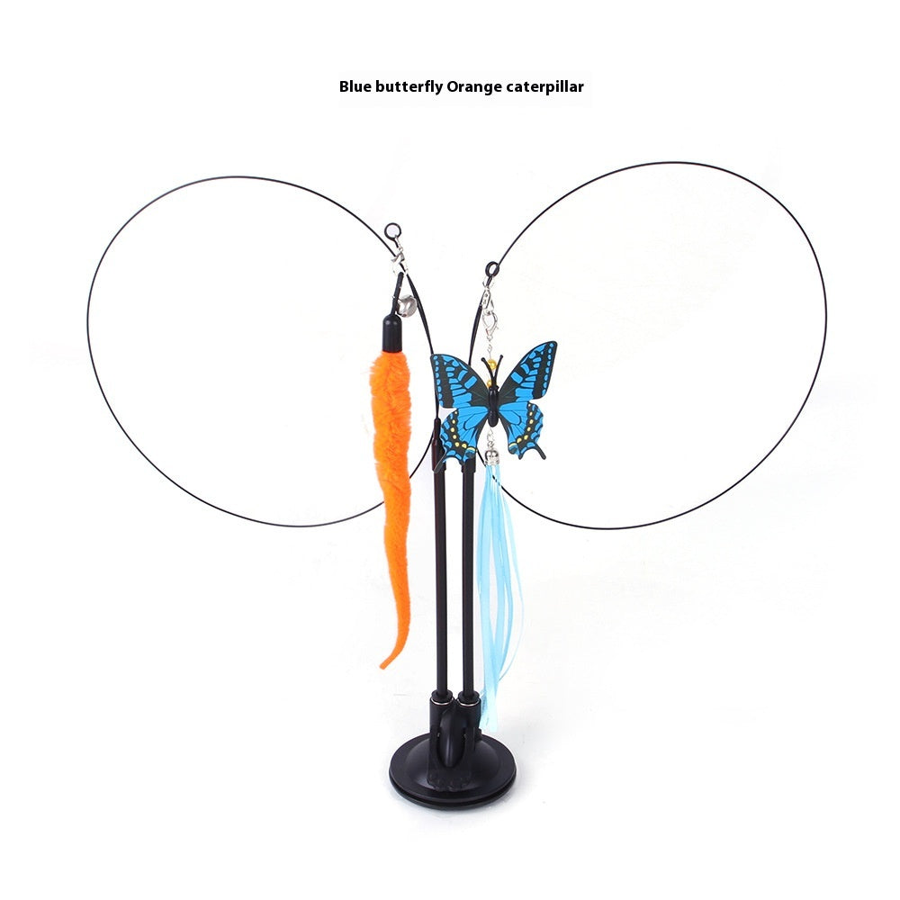 Cat Teaser Wand — Feather & Character Toy